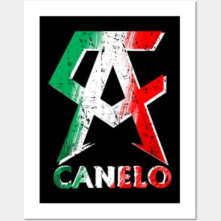 vintage logo canelo alvarez Posters and Art